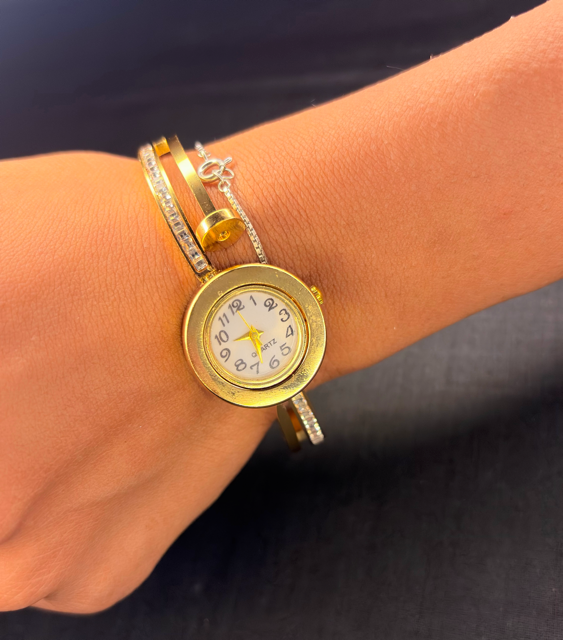 Women's Gold Bracelet Watch